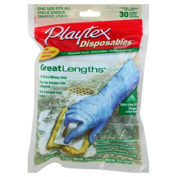 playtex disposable nitrile gloves