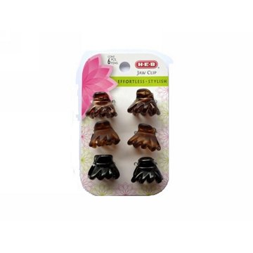 H-E-B Mini Octopus Jaw Clips, 6 ct