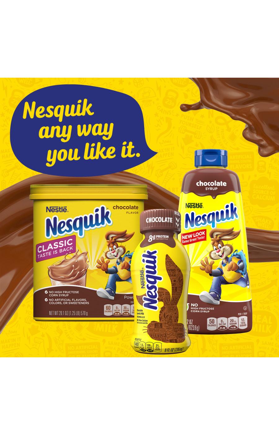 Nestle Nesquik Chocolate Lowfat Milk; image 5 of 8