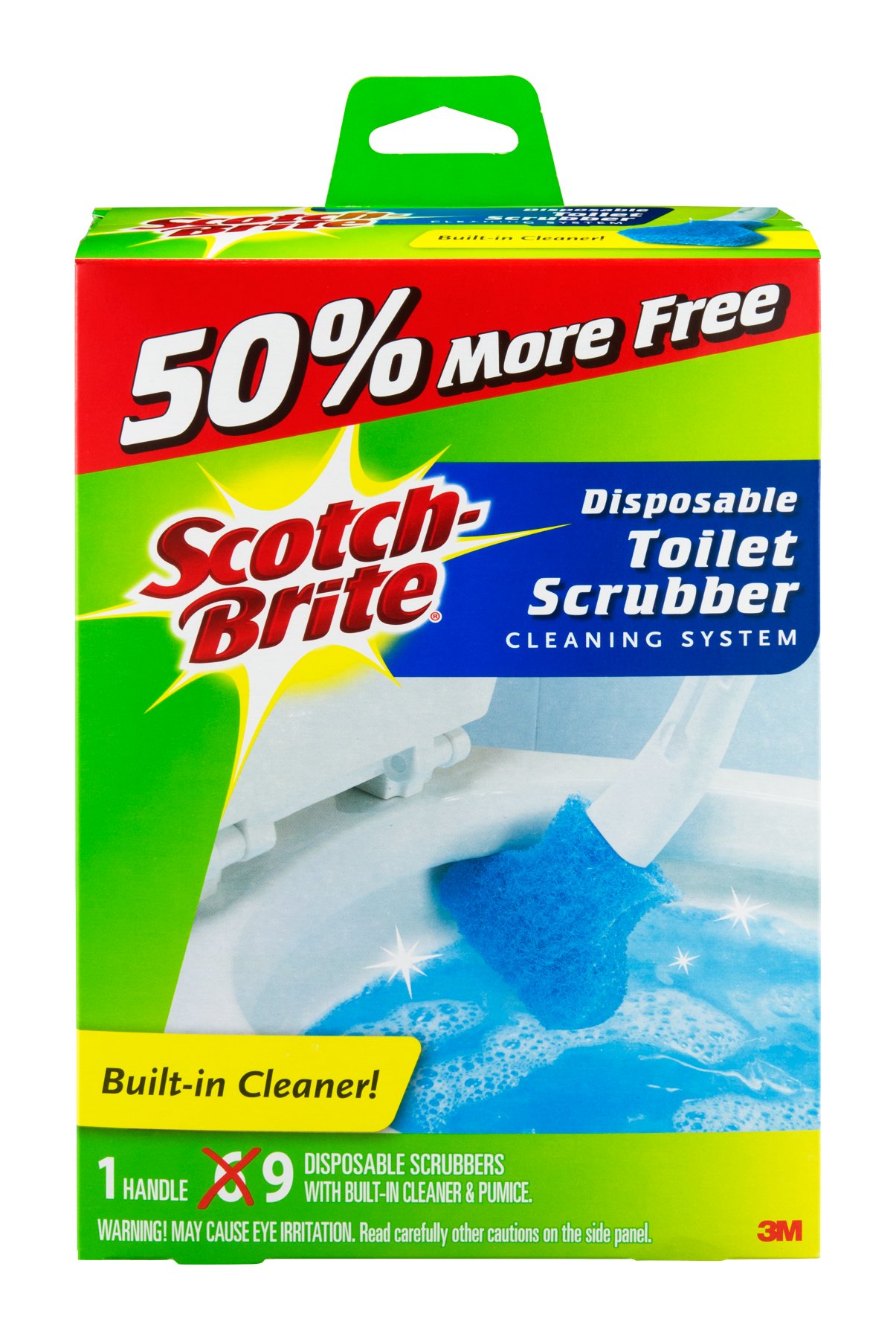 Scotch Brite Disposable Toilet Scrubber Shop Brushes At H E B   001444888