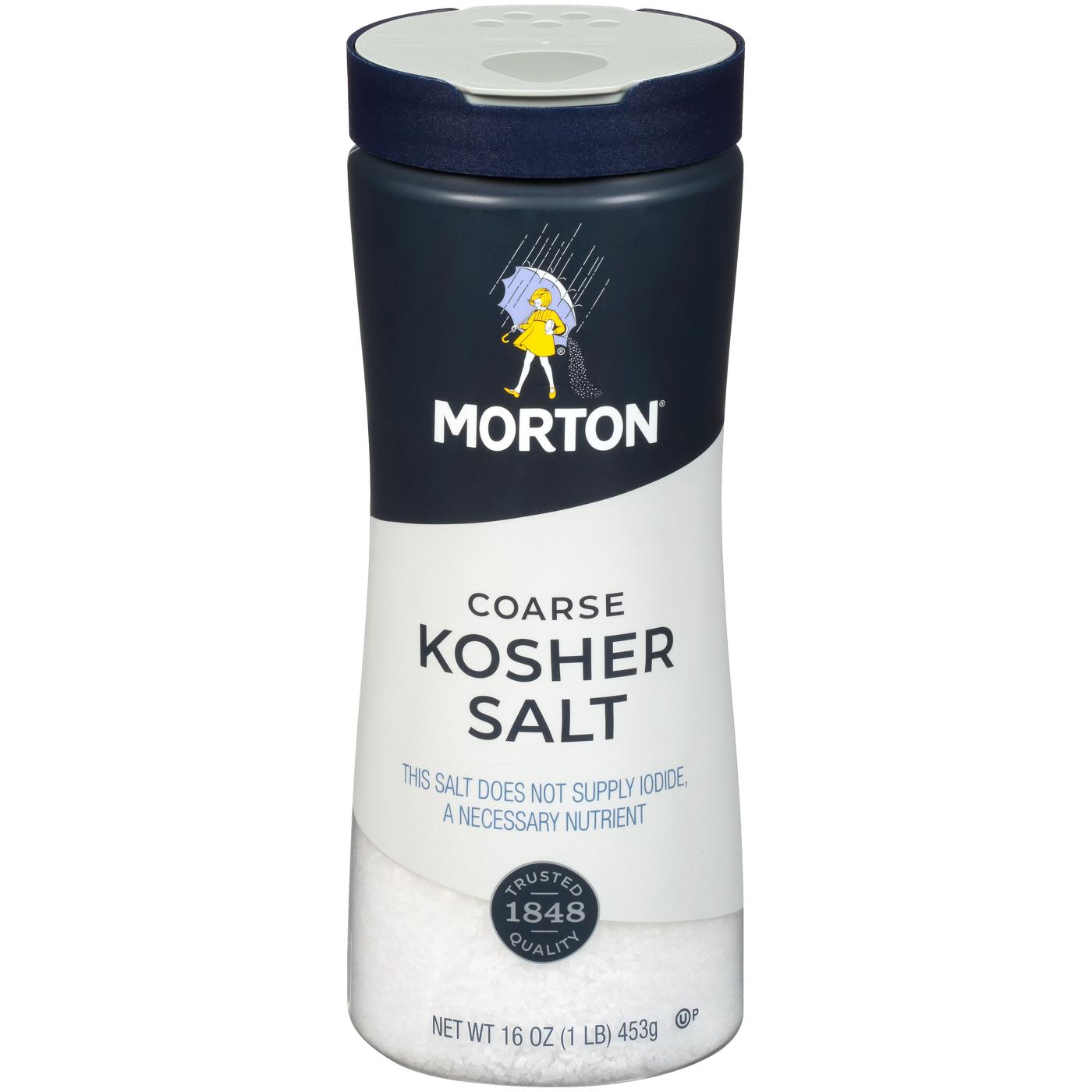 Morton Coarse Kosher Salt; image 1 of 4