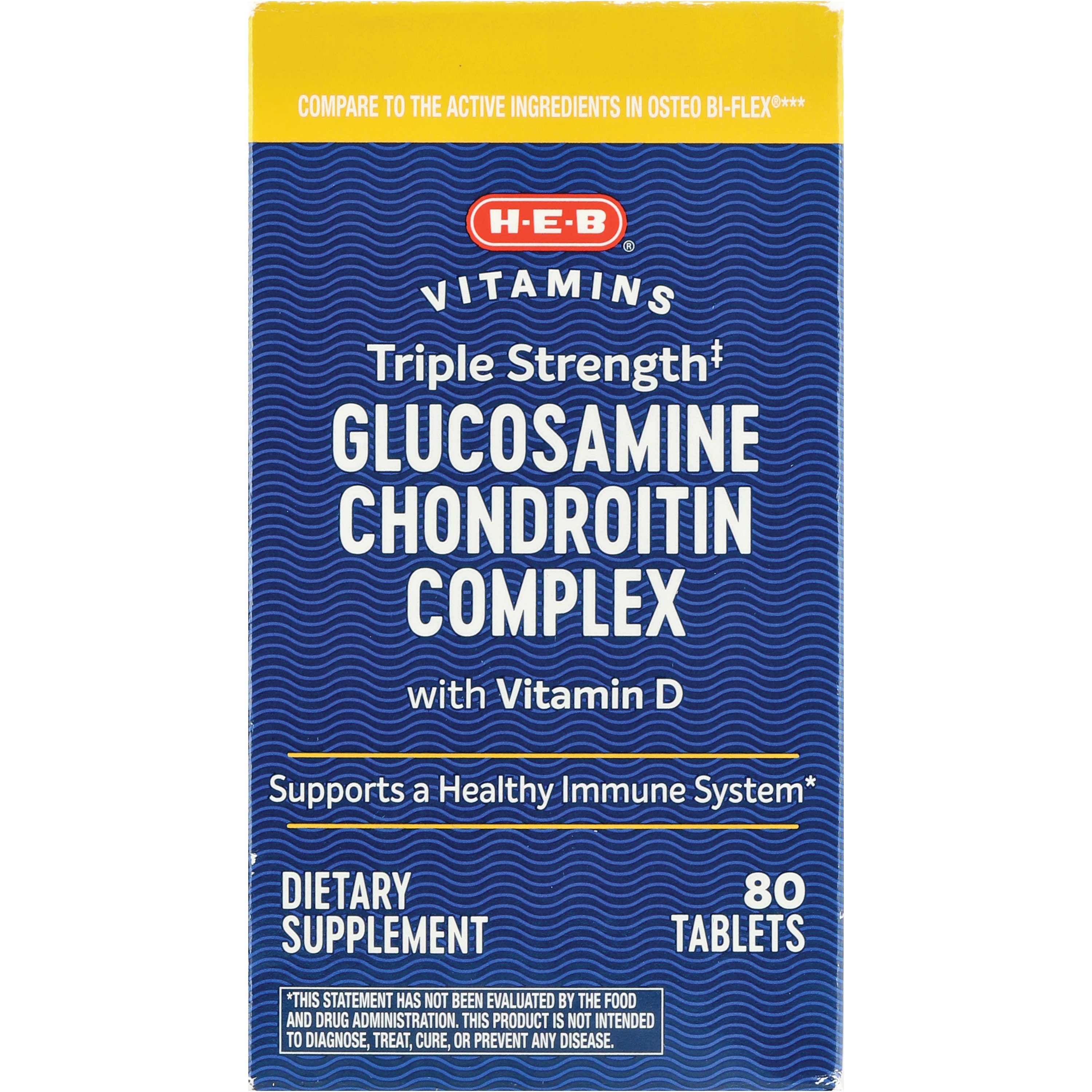 HEB Glucosamine Chondroitin Complex Triple Strength with Vitamin D