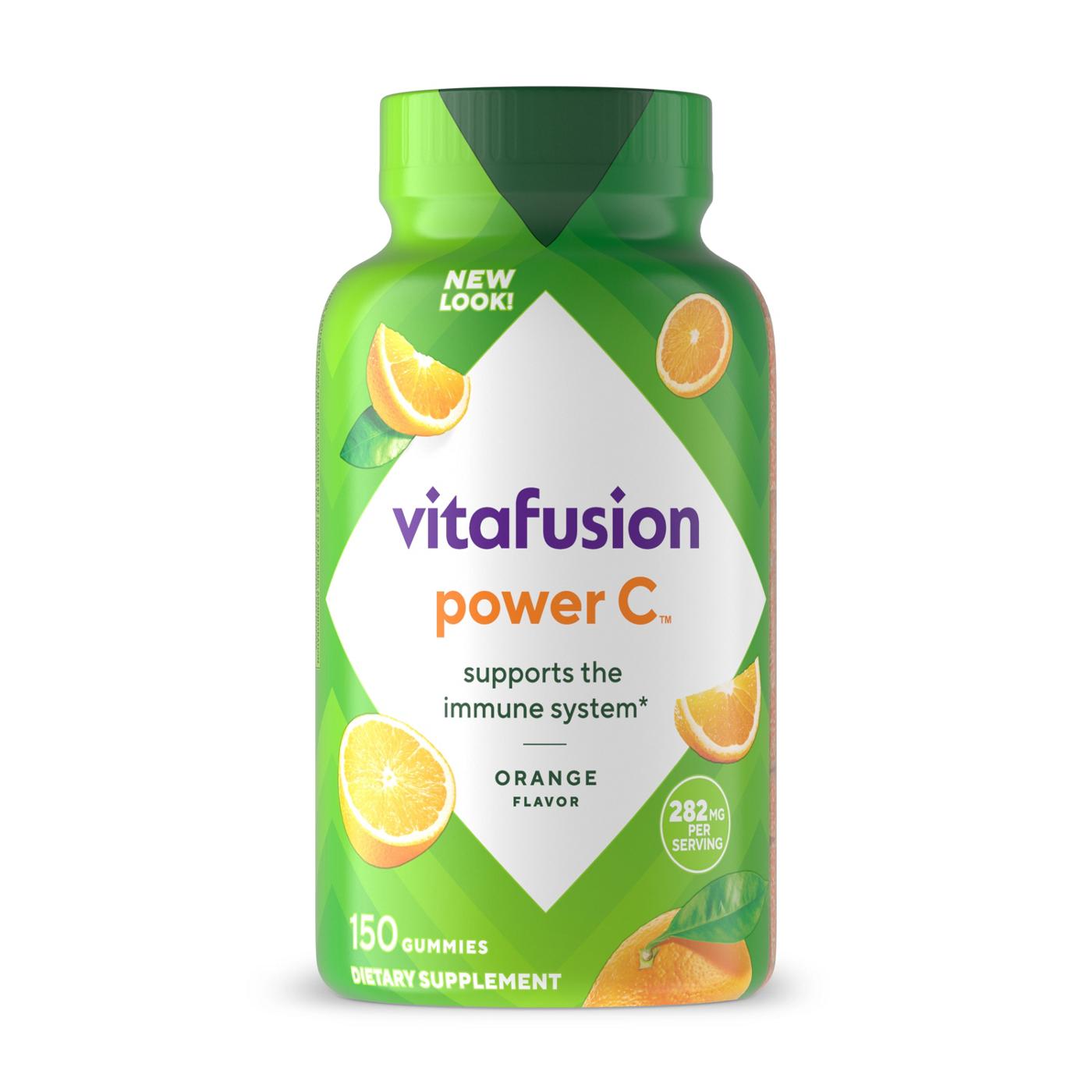 Vitafusion Power C Immune Support Adult Gummy Vitamins Orange; image 1 of 6