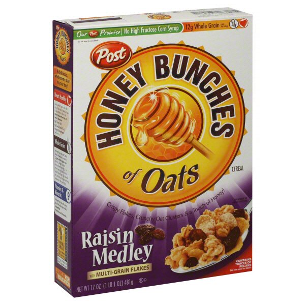 Post Raisin Medley Cereal With Multi-grain Flakes - Shop Cereal at H-E-B