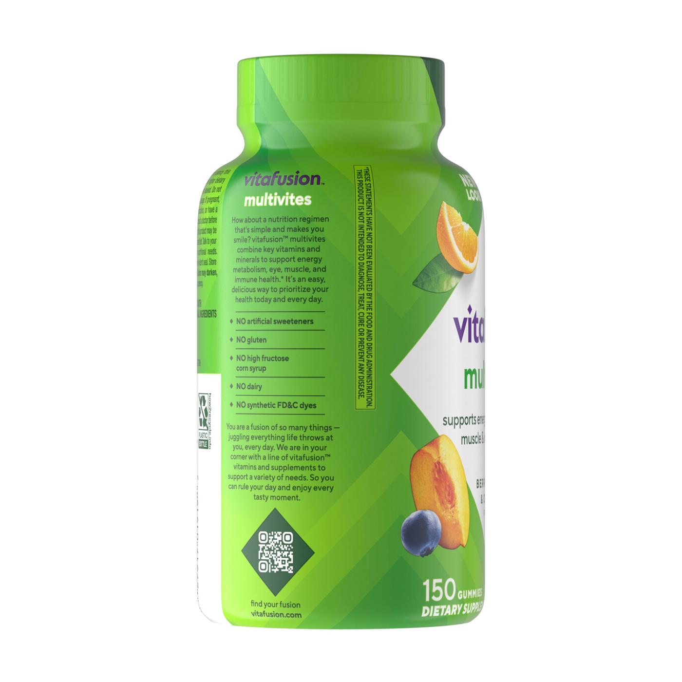 Vitafusion MultiVites Complete Multivtamin Gummy Vitamins For Adults; image 5 of 6