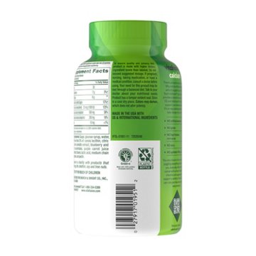 Vitafusion Calcium Gummy Vitamins - Fruit & Cream, 100 ct