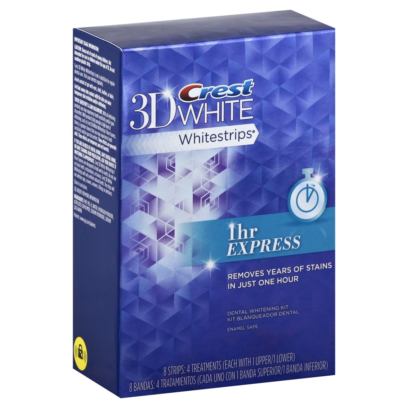 Crest 3D White 1 Hour Express Whitestrips Teeth Whitening Kit Shop