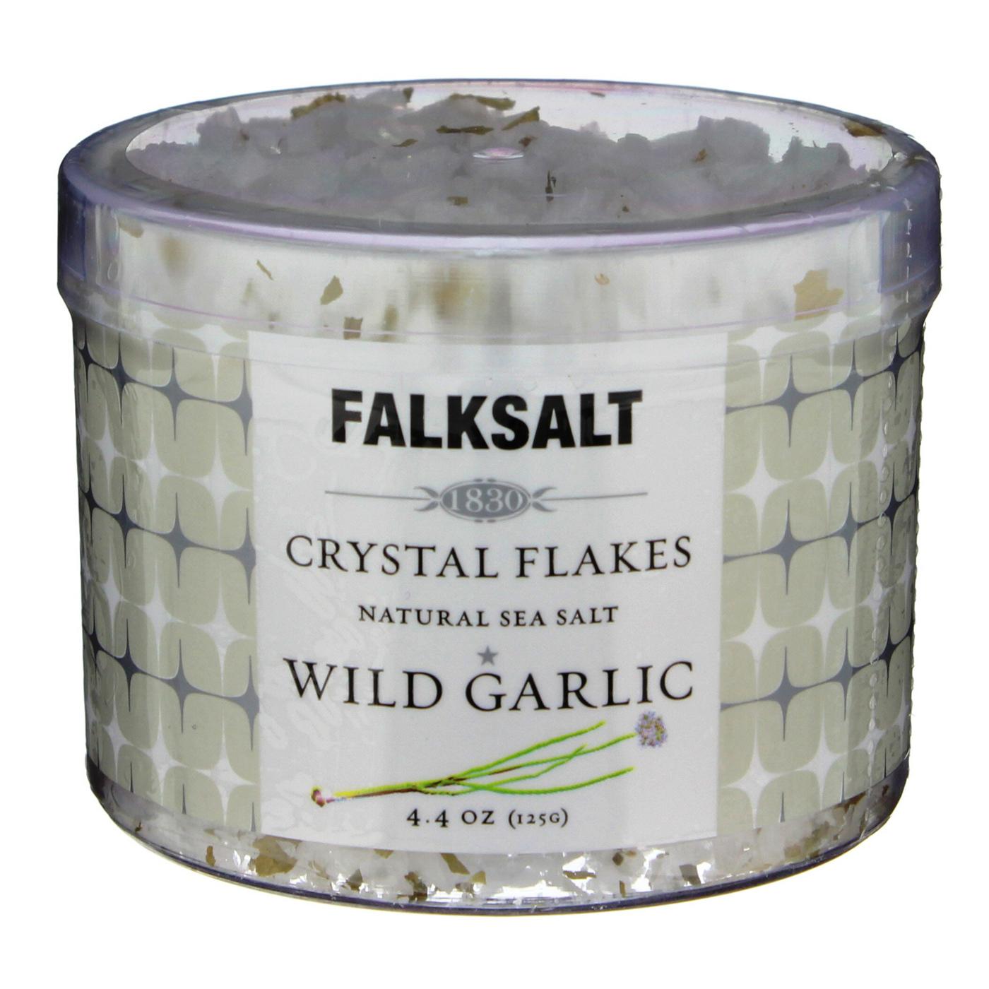 Falksalt Wild Garlic Sea Salt Crystal Flakes; image 1 of 2