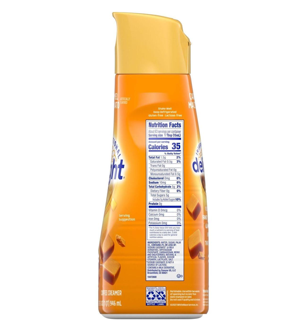 International Delight Liquid Coffee Creamer - Caramel Macchiato; image 4 of 10