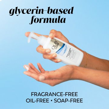 Olay Cleanse Gentle Foaming Facial Cleanser for Sensitive Skin, 6.7 oz