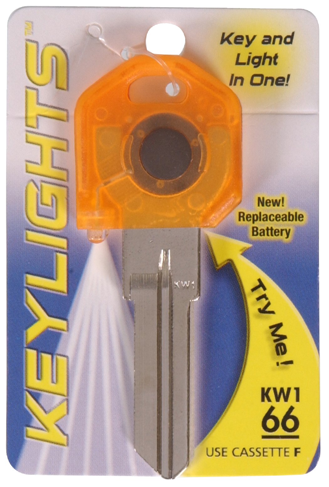 The Hillman Group Orange House/Office Key Light KW1/66 Shop Home