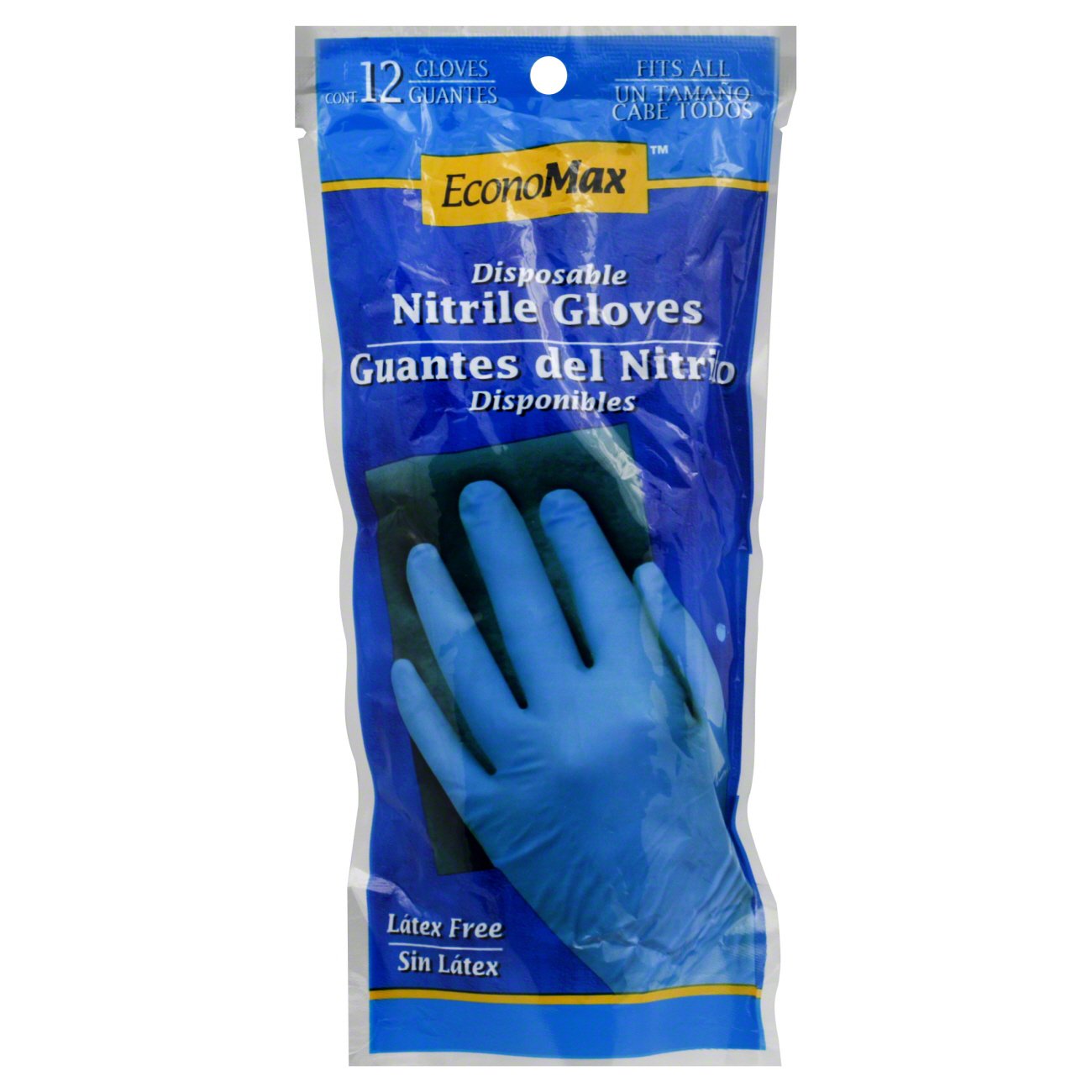 EconoMax Disposable Fits All Nitrile Gloves Shop Gloves at HEB