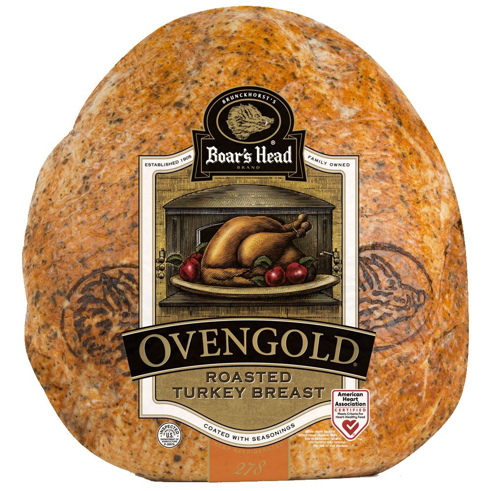 Boar's Head Ovengold Roasted Turkey Breast, Custom Sliced