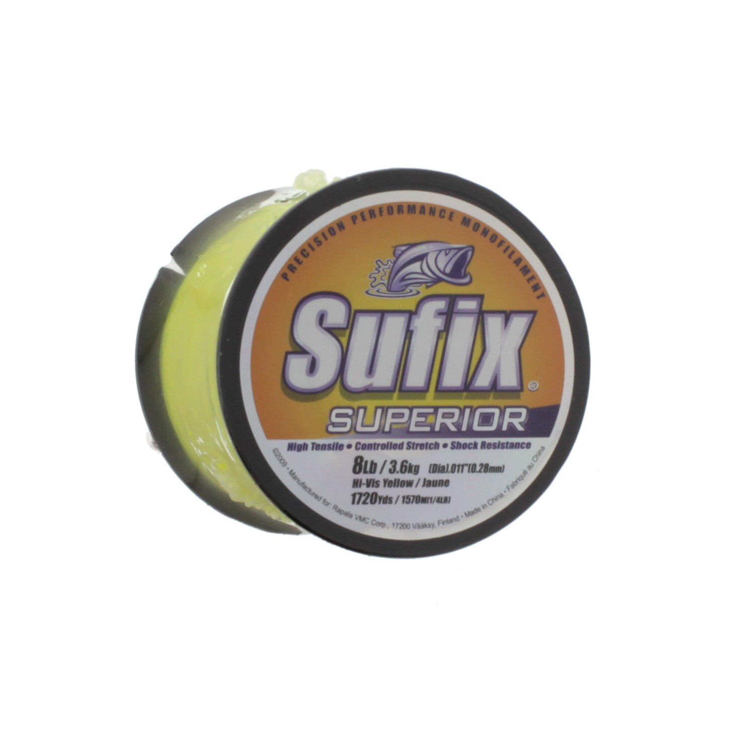Sufix Superior 60lb Fishing Line - 2Kg Spool Clear Monofilament Line (3655 Yards)