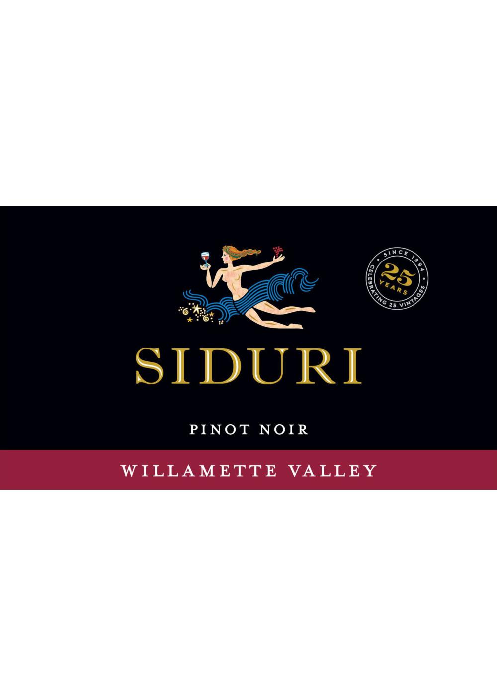 Siduri Willamette Valley Pinot Noir Red Wine; image 2 of 2