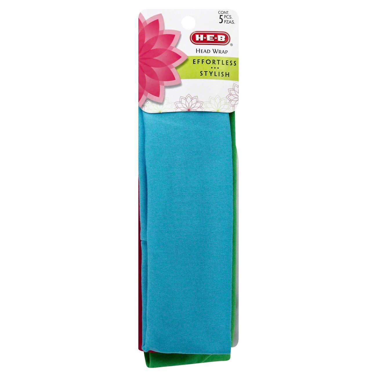 H-E-B Head Wraps Bright Colors, 5 CT | Low Prices & Quality Groceries ...
