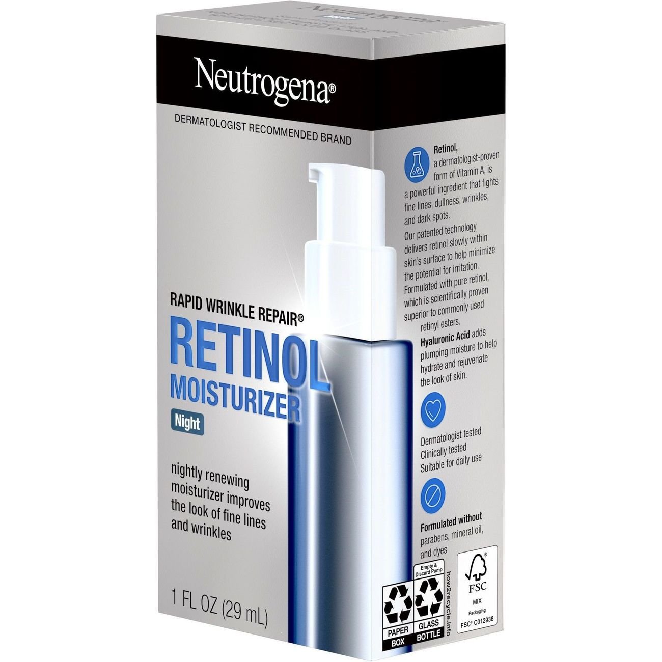Neutrogena Rapid Wrinkle Repair Retinol Night Moisturizer - Shop