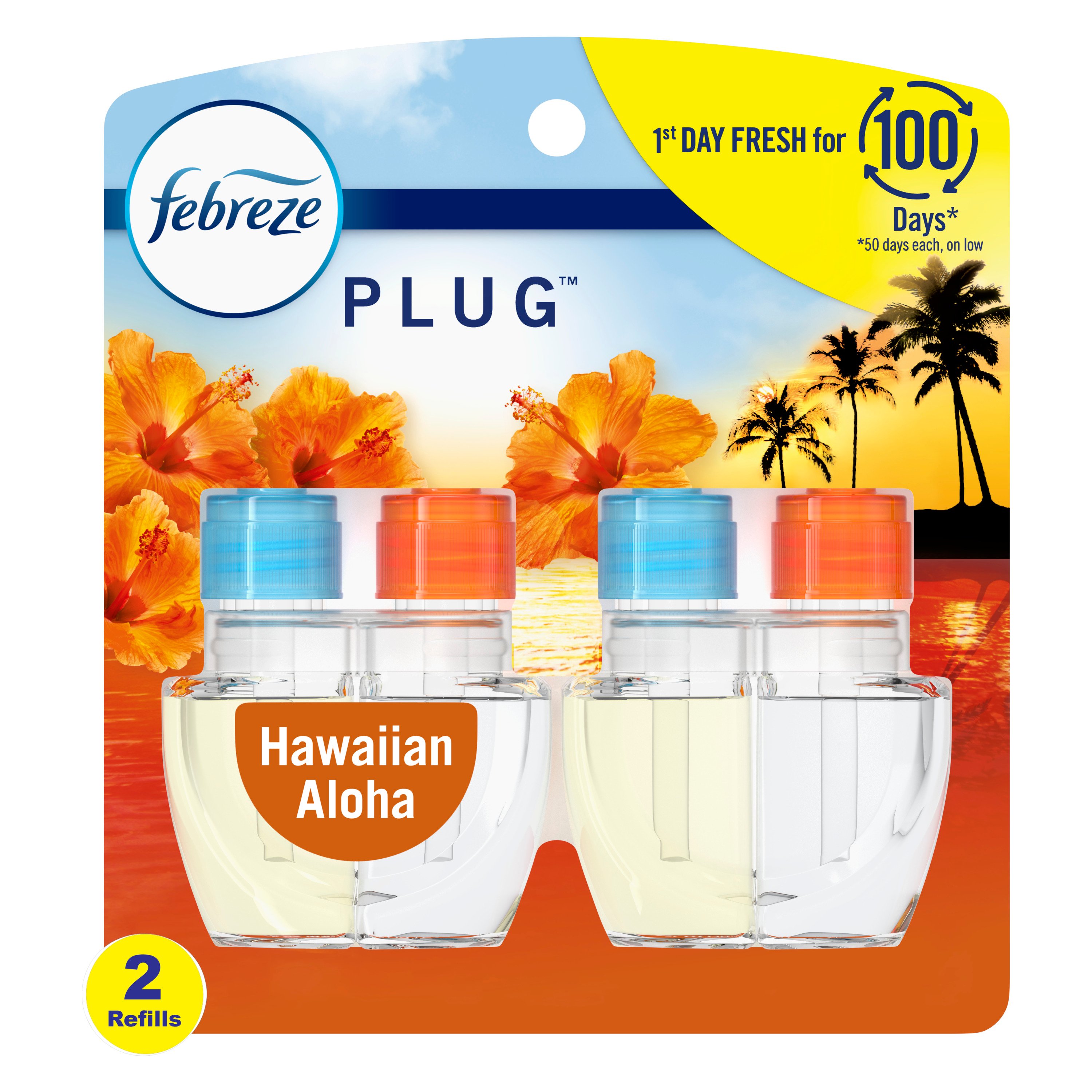 Febreze - Febreze, Plug - Refill, Bora Bora Waters, Scented (0.87 oz), Shop