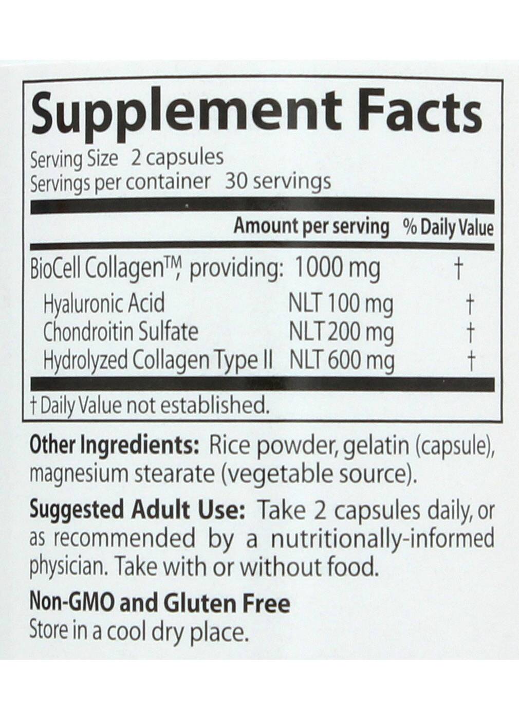 Doctor's Best Hyaluronic Acid With Chondroitin Sulfate Capsules Shop