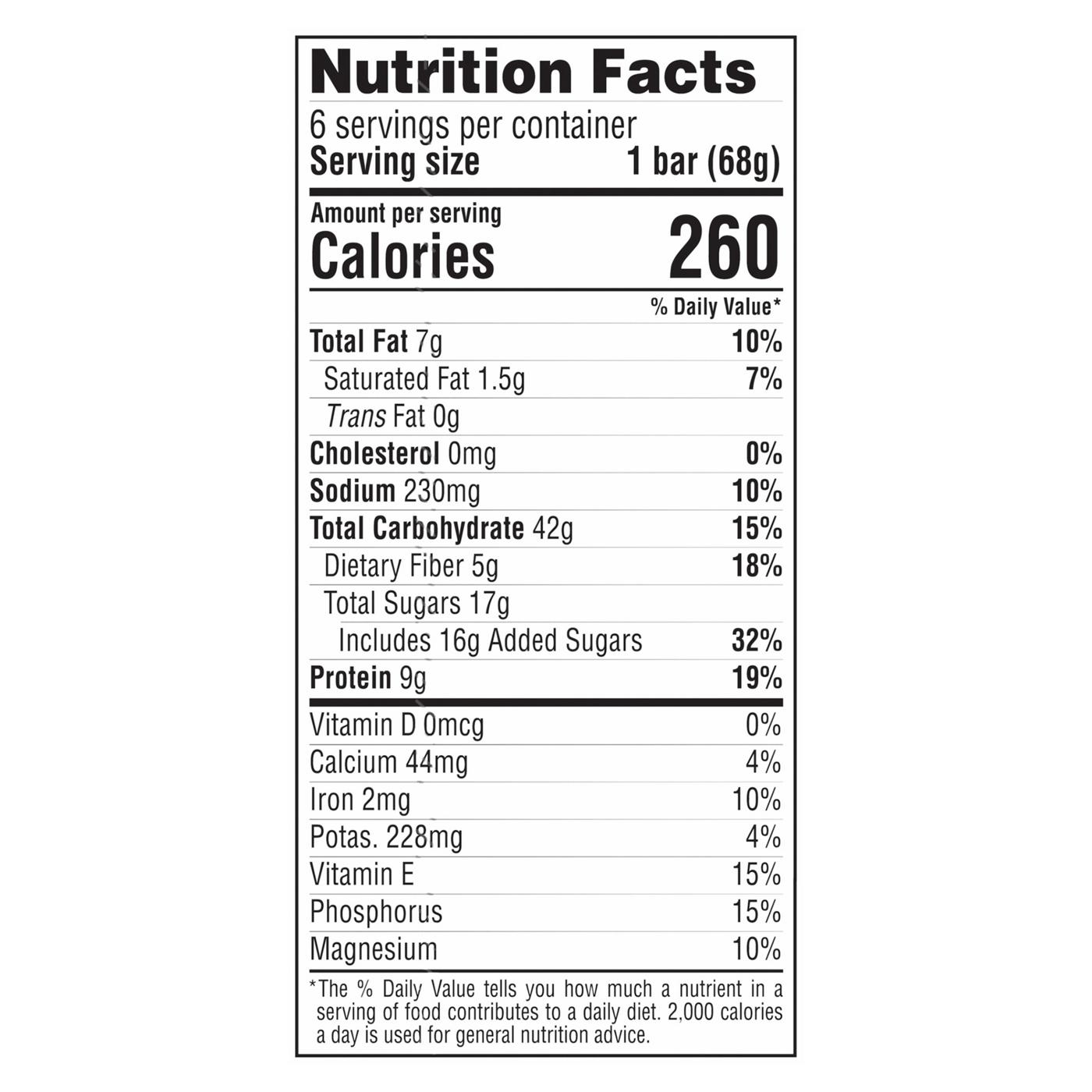 Clif Bar 9g Protein Energy Bars - White Chocolate Macadamia Nut; image 7 of 7