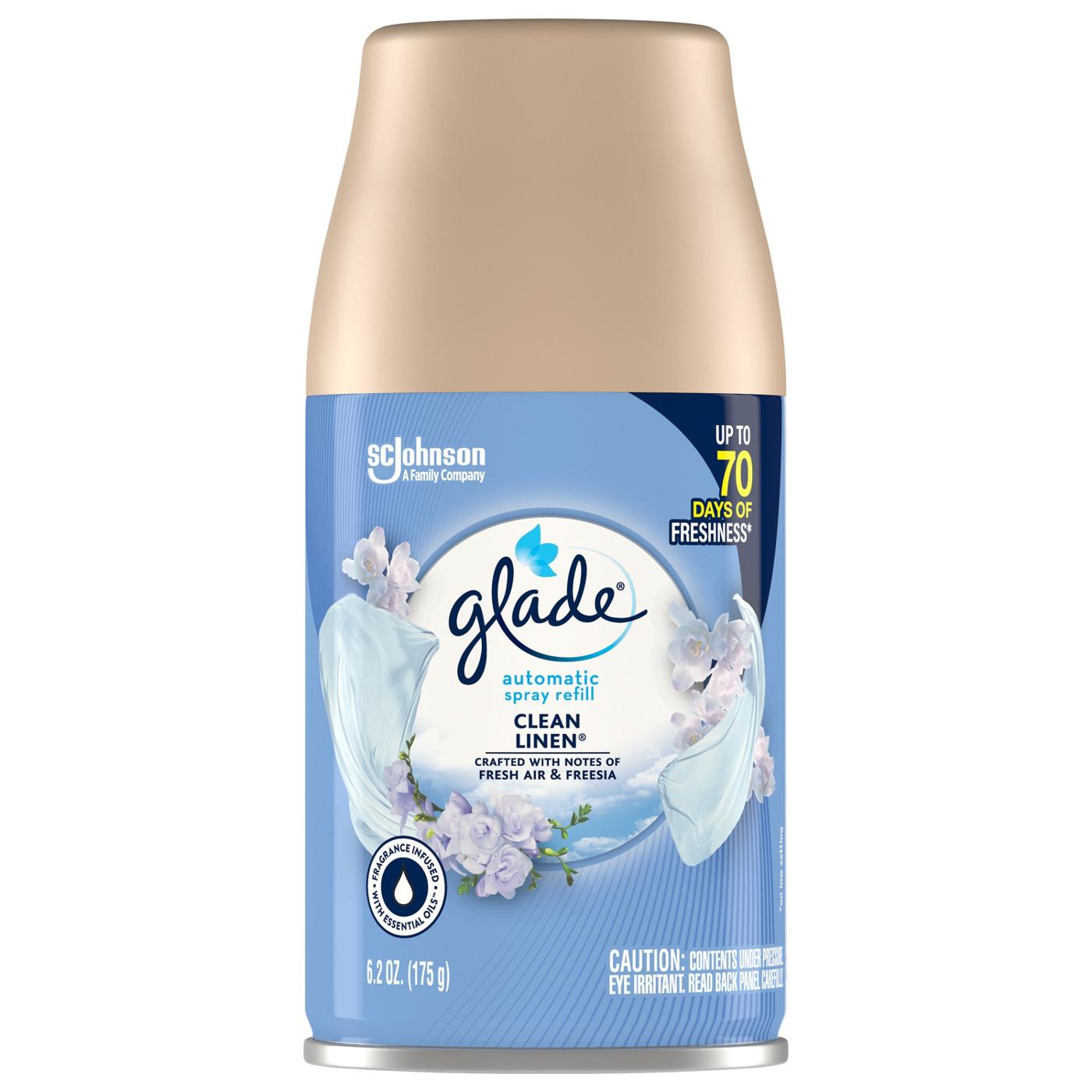 Glade Automatic Spray Refill, Air Freshener, Clean Linen; image 1 of 10