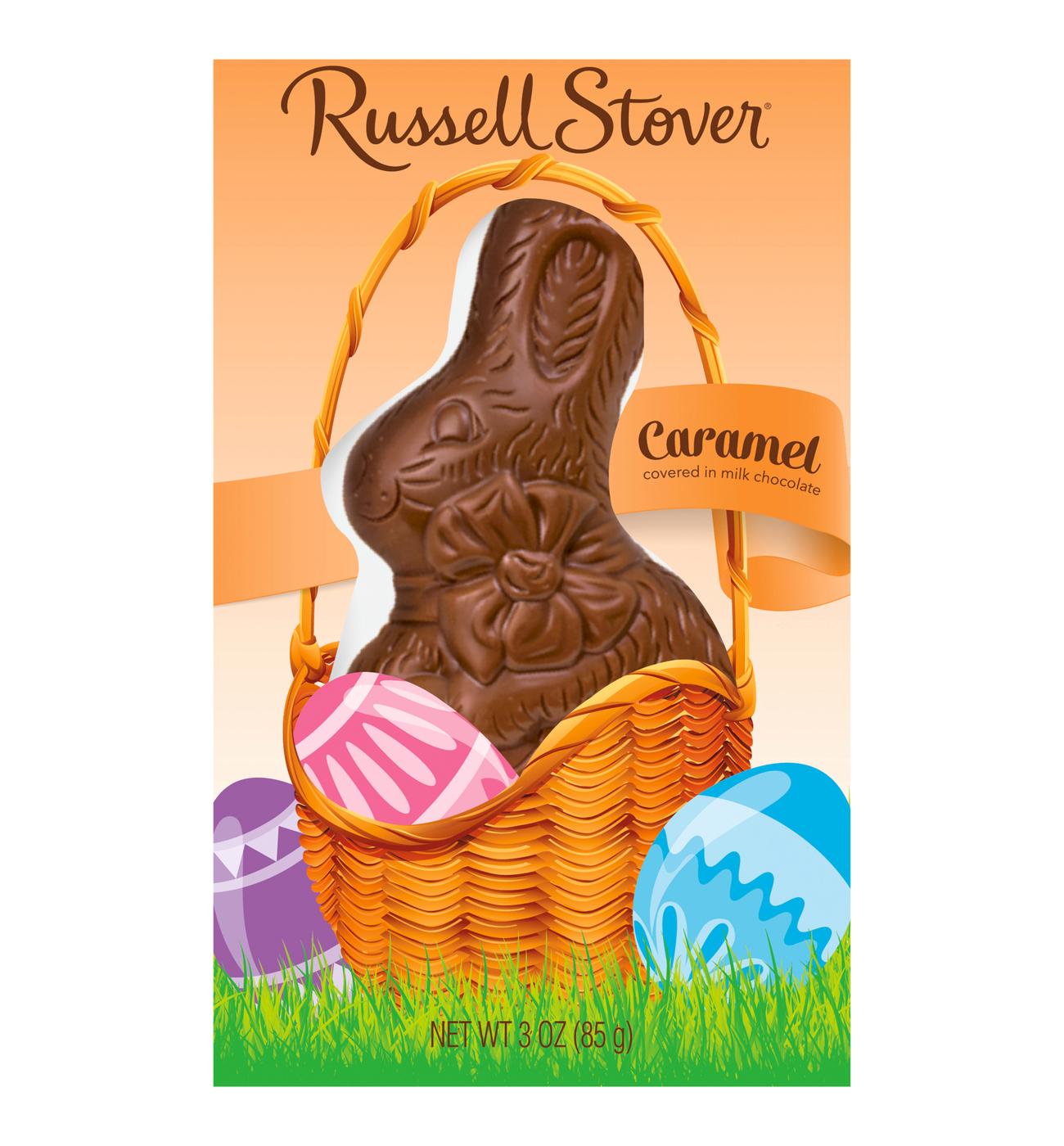 Russell Stover Caramel Milk Chocolate Bunny Easter Candy; image 1 of 2