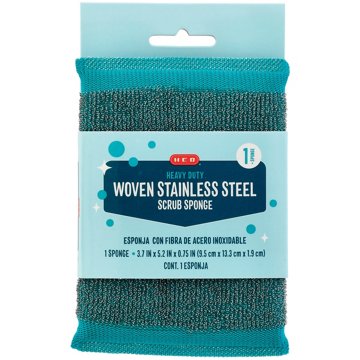 H-E-B Heavy Duty Woven Stainless Steel Scrub Sponge