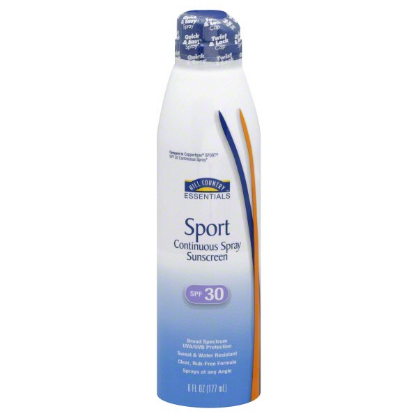 Hill Country Essentials Sport Sunscreen Spray SPF 30 - Shop Sunscreen ...