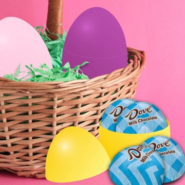 Dove Milk Chocolate Easter Eggs
