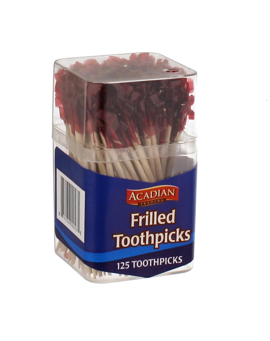 Acadian Trading Frilled Toothpicks Assorted Colors; image 2 of 4