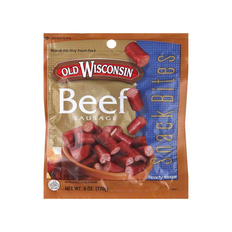 Beef sausage bites