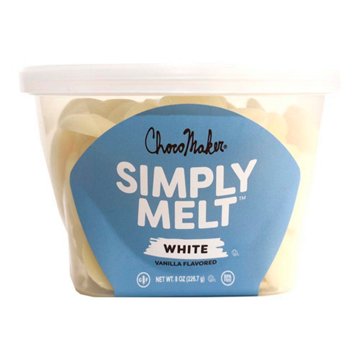 ChocoMaker Simply Melt White Chocolate Candy Wafers, 8 oz
