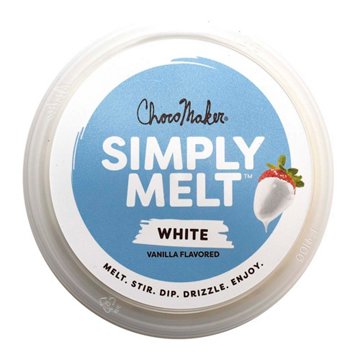 ChocoMaker Simply Melt White Chocolate Candy Wafers, 8 oz