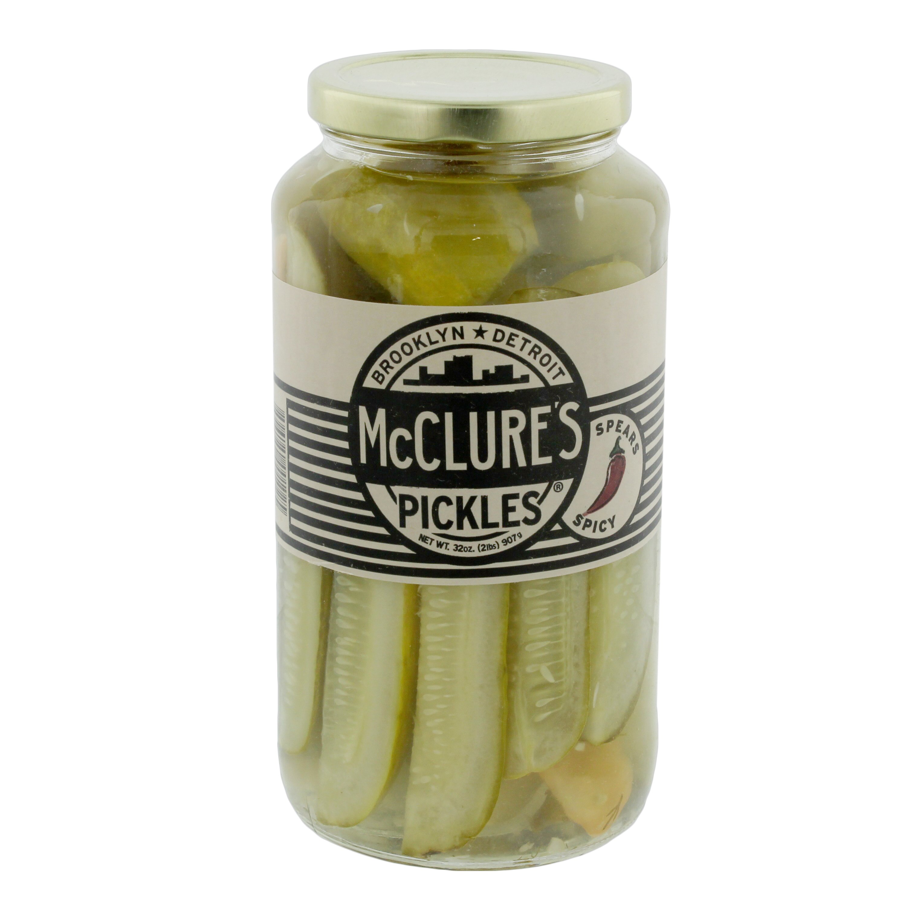 Mcclure's Spicy Pickle Spears - Shop Pickles & Cucumber At H-E-B