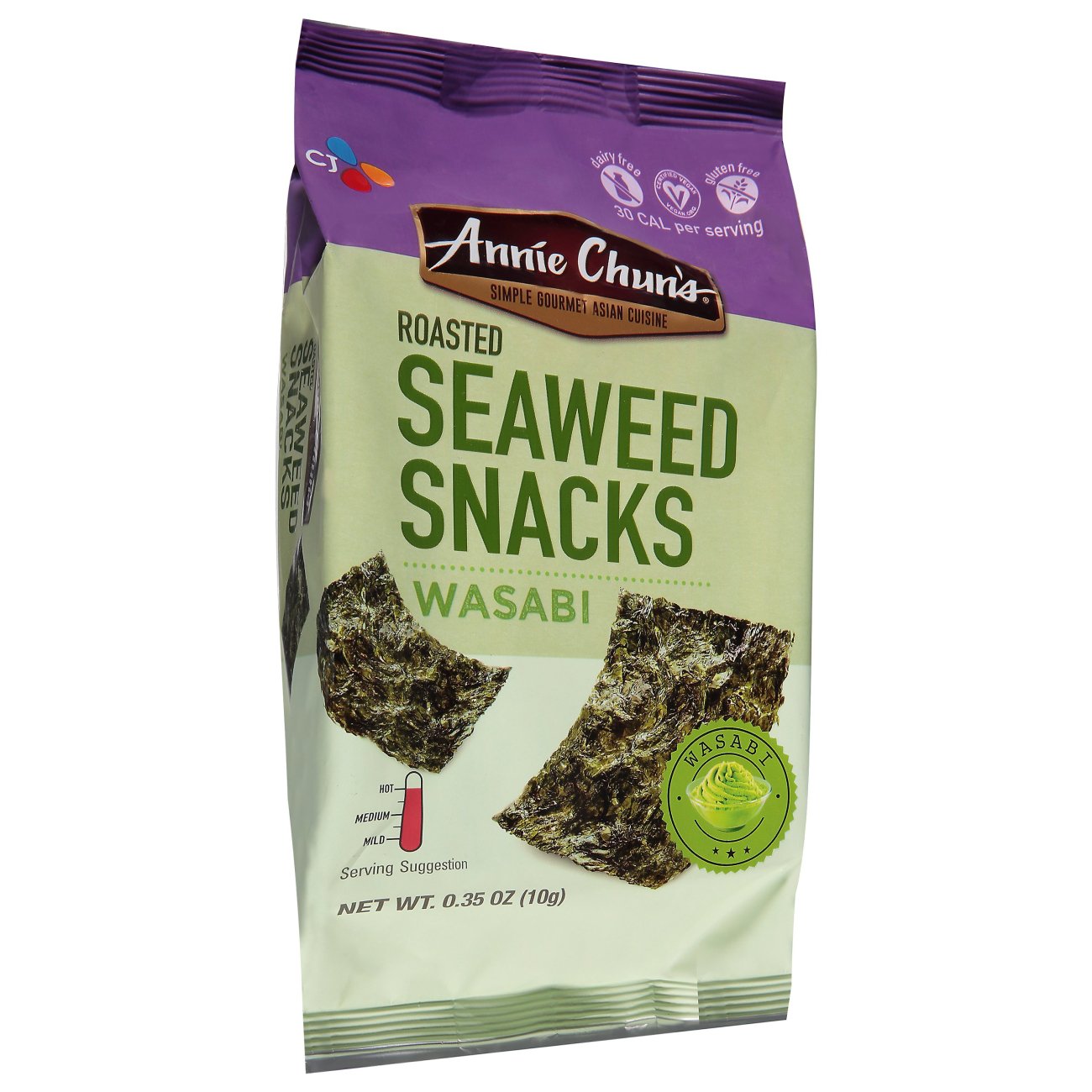 Annie Chun's Roasted Wasabi Seaweed Snacks Shop Pantry meals at HEB