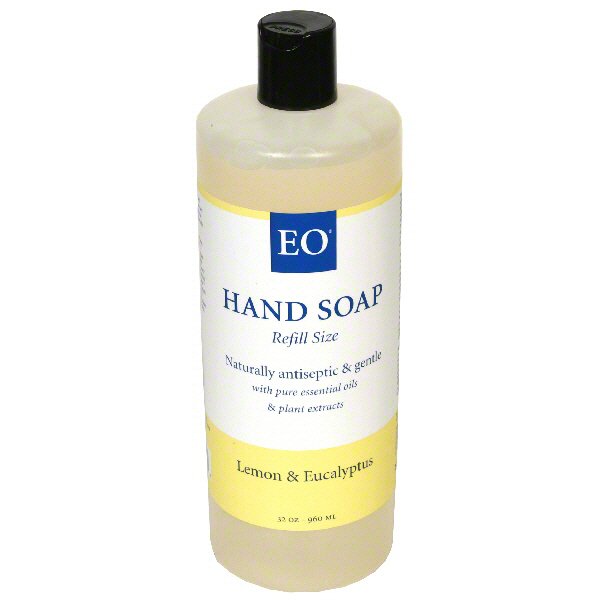 EO Lemon & Eucalyptus Botanical Liquid Hand Soap Refill Shop Hand
