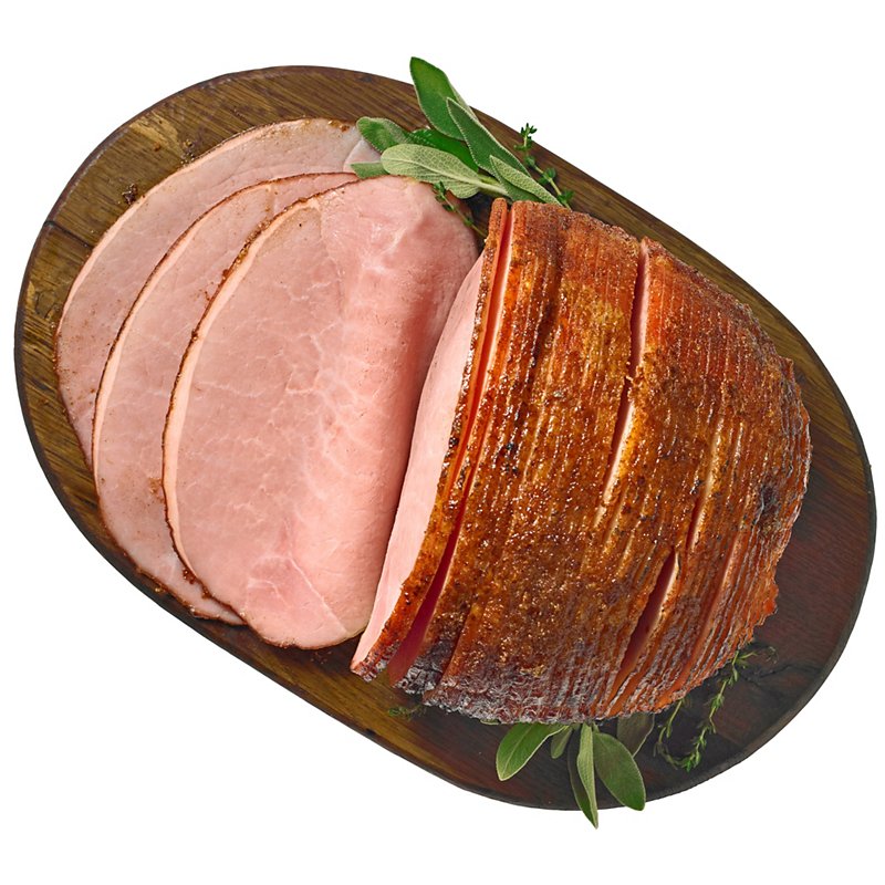 Fire Glazed Honey Cured Boneless Sliced Ham 4 5 Lbs Shop Meat At H E B