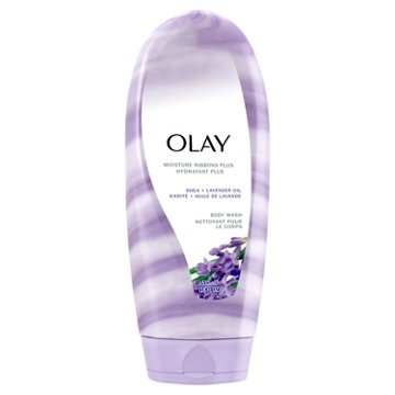 Olay Moisture Ribbons Plus Body Wash - Shea + Lavender Oil, 18 oz