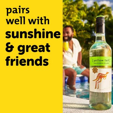 Yellow Tail Sauvignon Blanc Australia White Wine, 750 mL