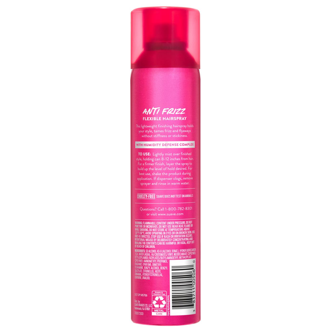 Suave Anti Frizz Flexible Hairspray; image 5 of 9