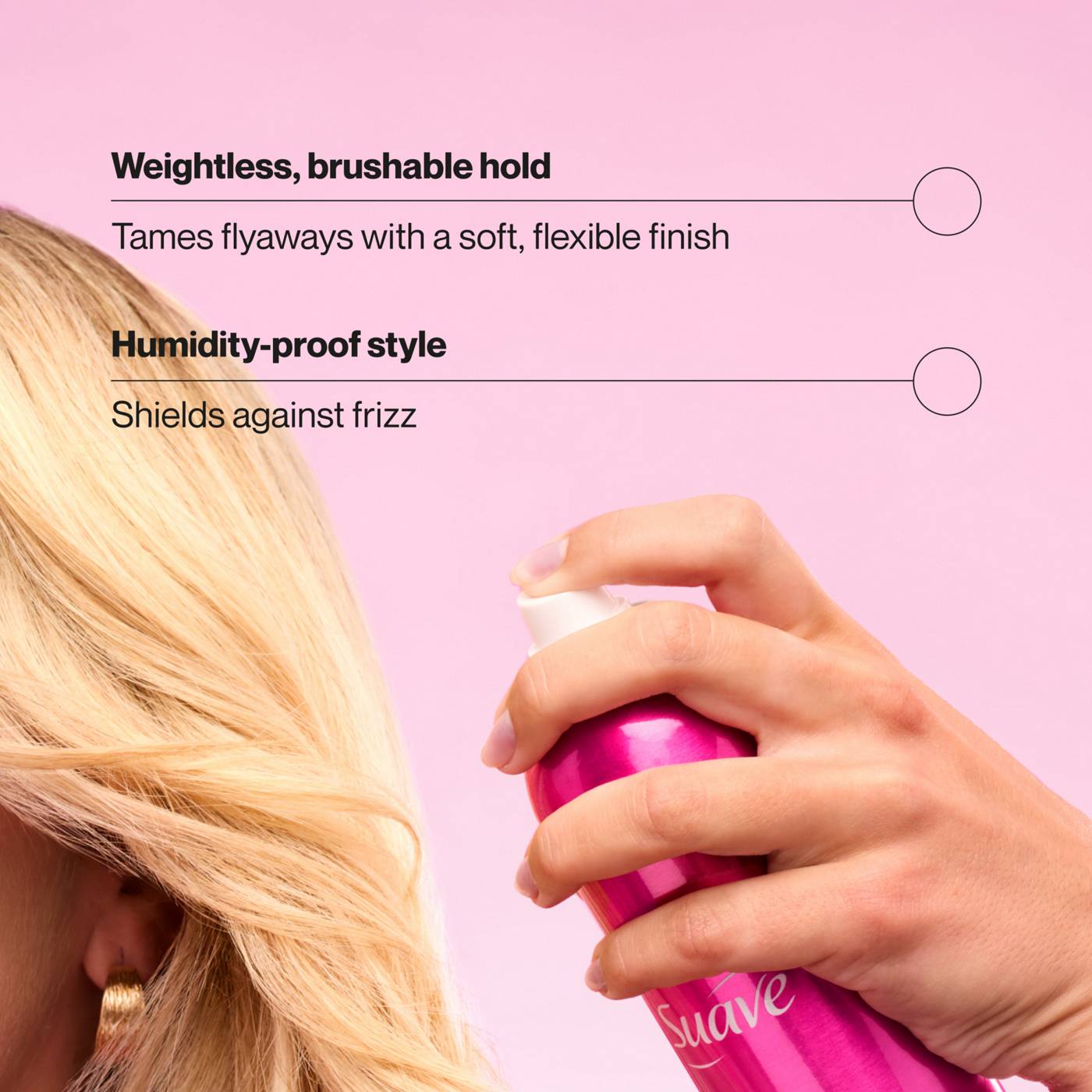 Suave Anti Frizz Flexible Hairspray; image 7 of 9