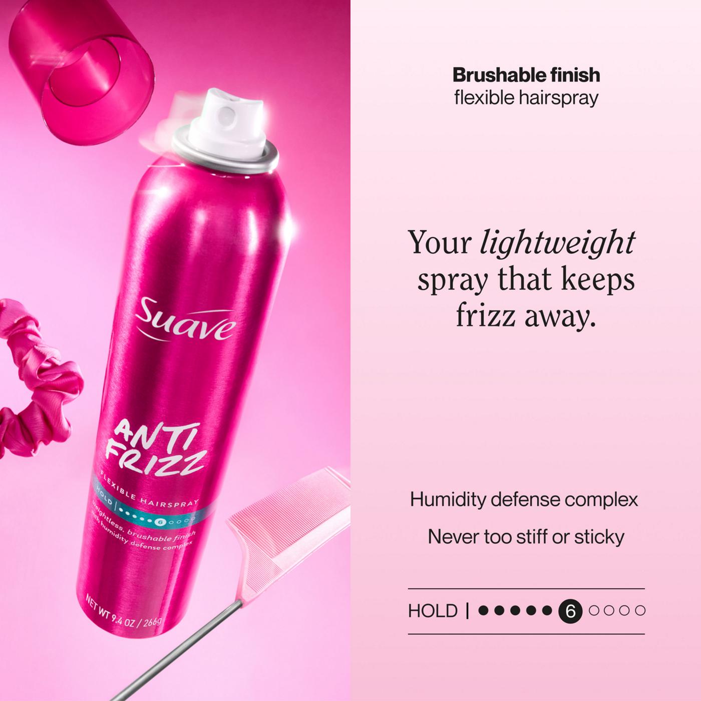 Suave Anti Frizz Flexible Hairspray; image 9 of 9