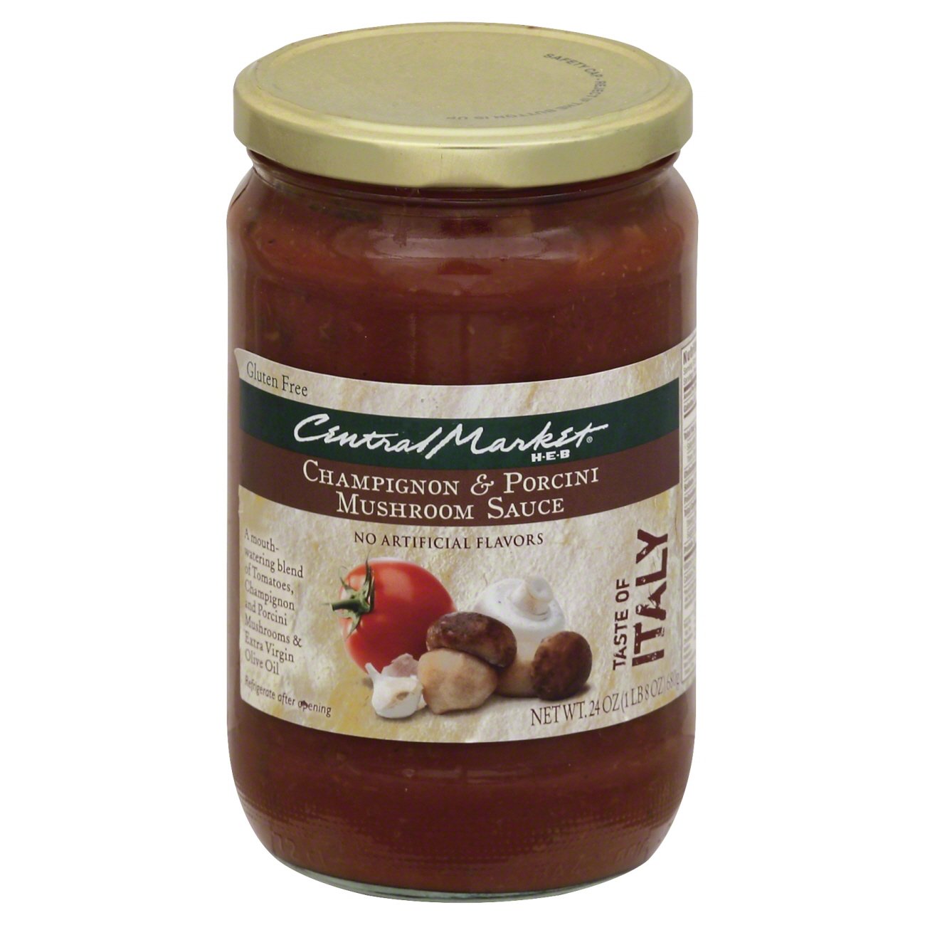 Central Market Taste of Italy Champignon and Porcini Mushroom Sauce Shop Pasta Sauces at HEB
