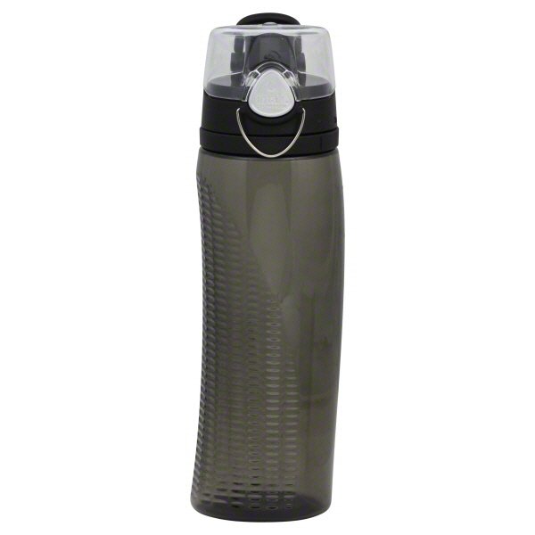 thermos hydration bottle with rotating meter