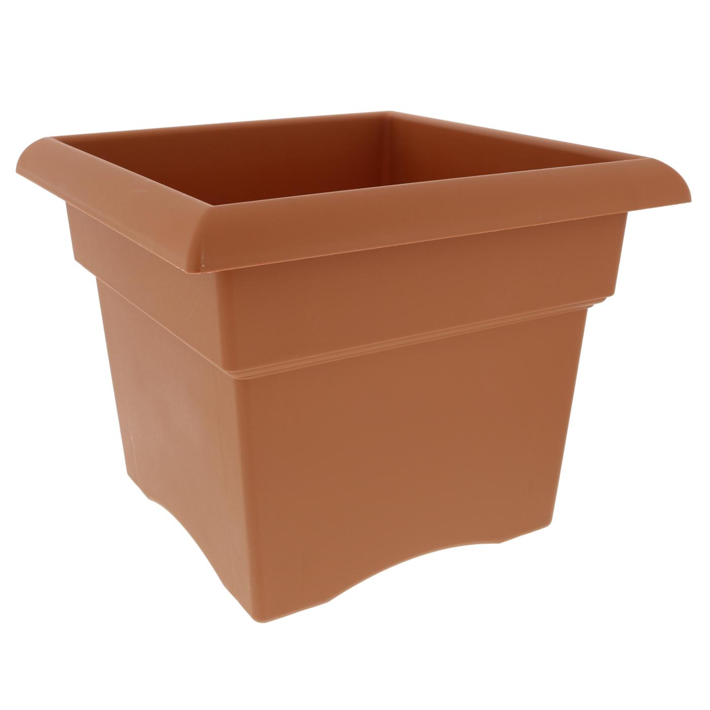 Fiskars Veranda 14 Inch 3 Gallon Plastic Planter - Terracotta Color; image 1 of 2