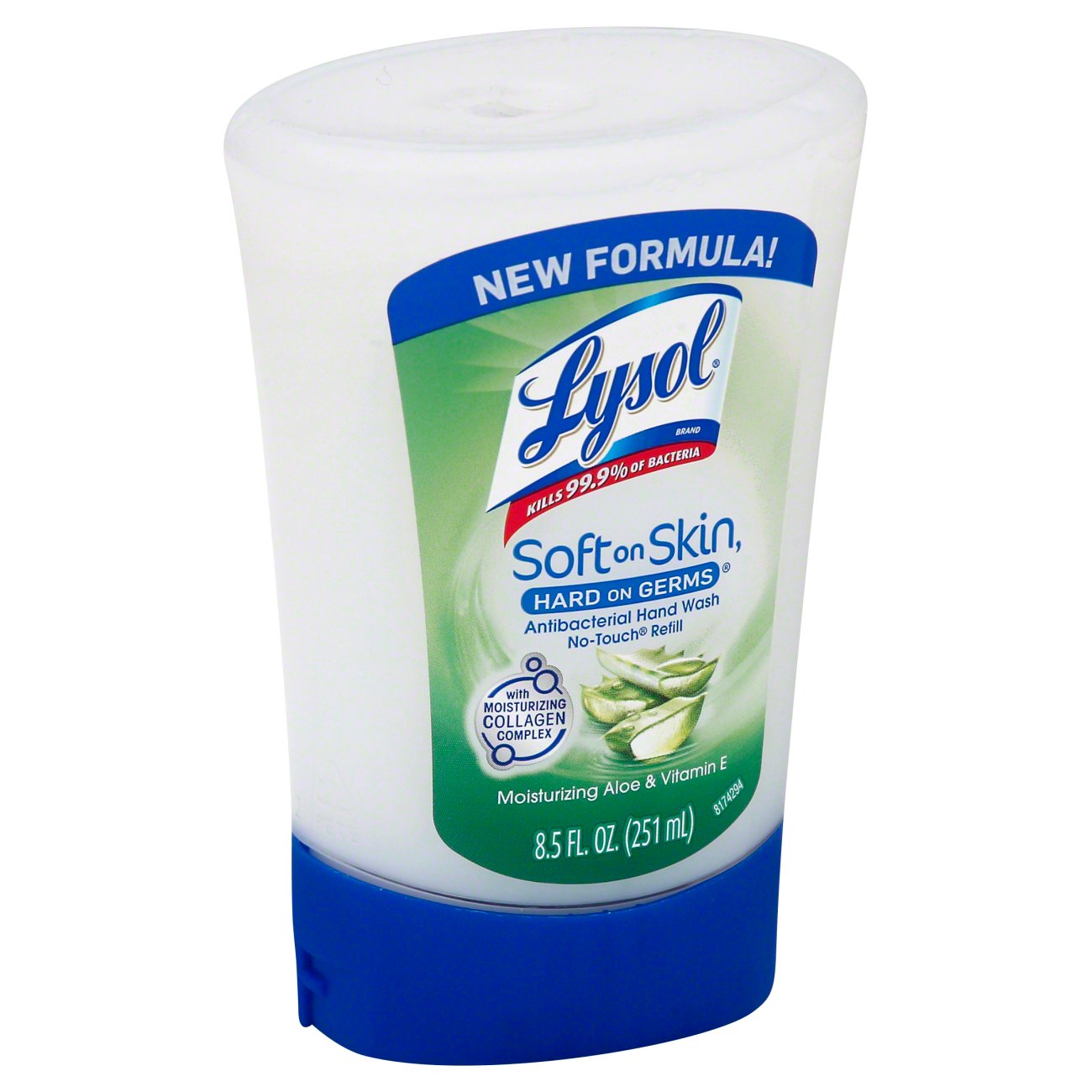 Lysol Aloe Vera And Vitamin E With Moisturizers Antibacterial NoTouch Hand Soap Refill Shop