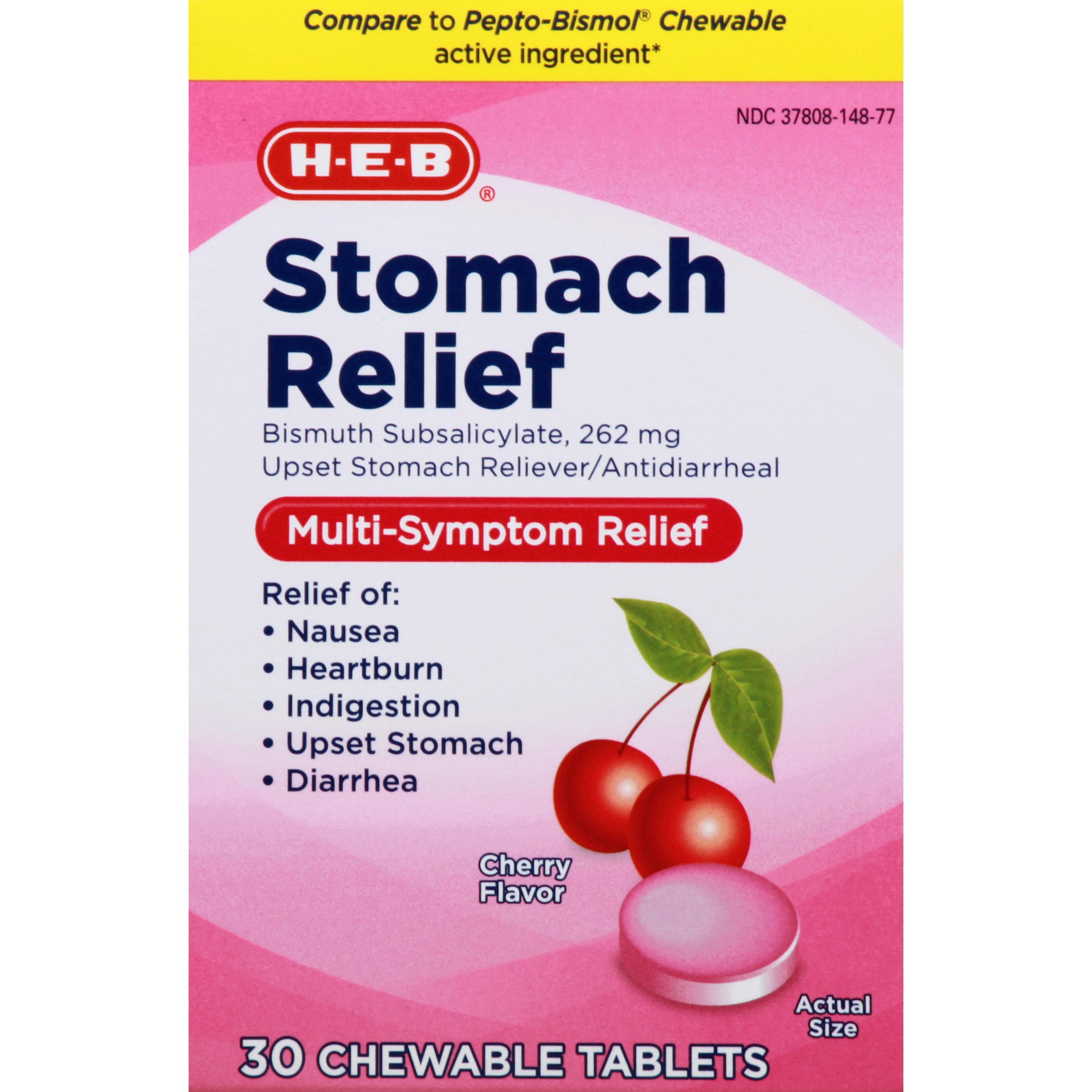 h-e-b-stomach-relief-multi-symptom-relief-cherry-flavored-chewable