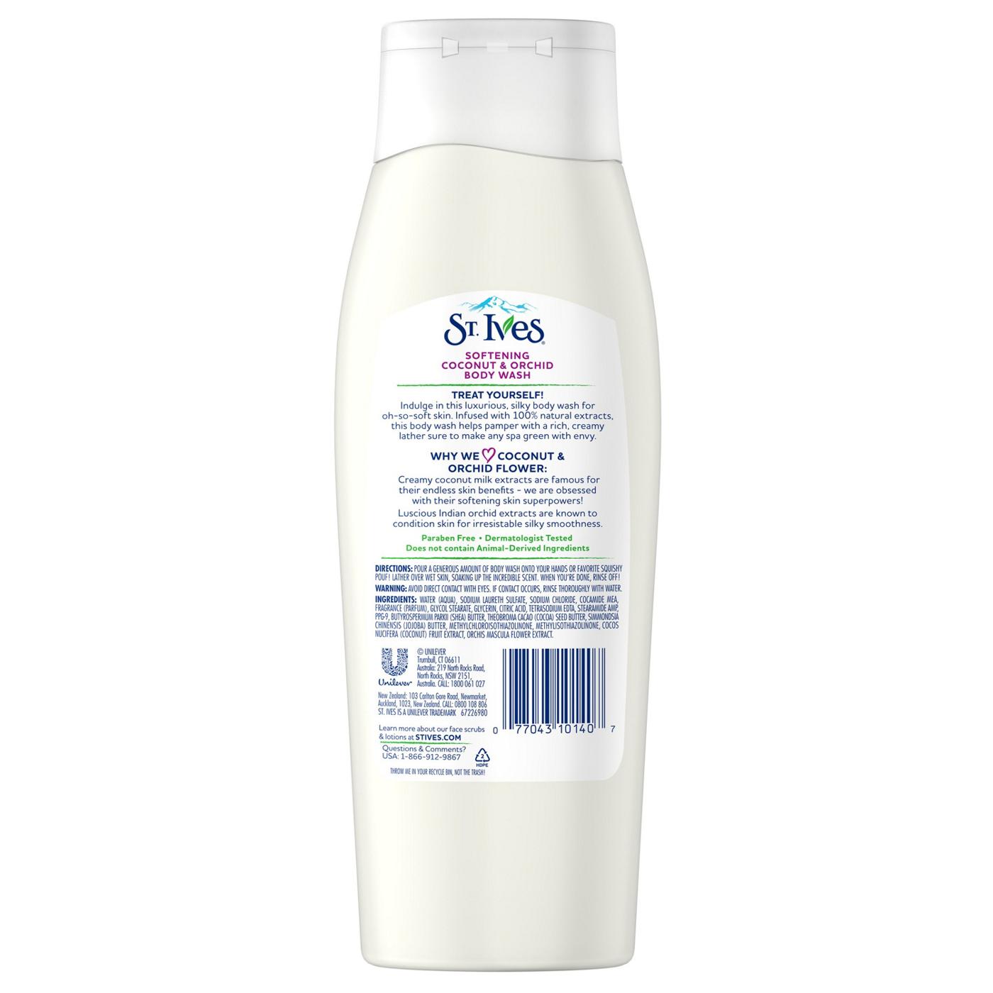 St. Ives Softening Body Wash - Coconut and Orchid; image 2 of 3