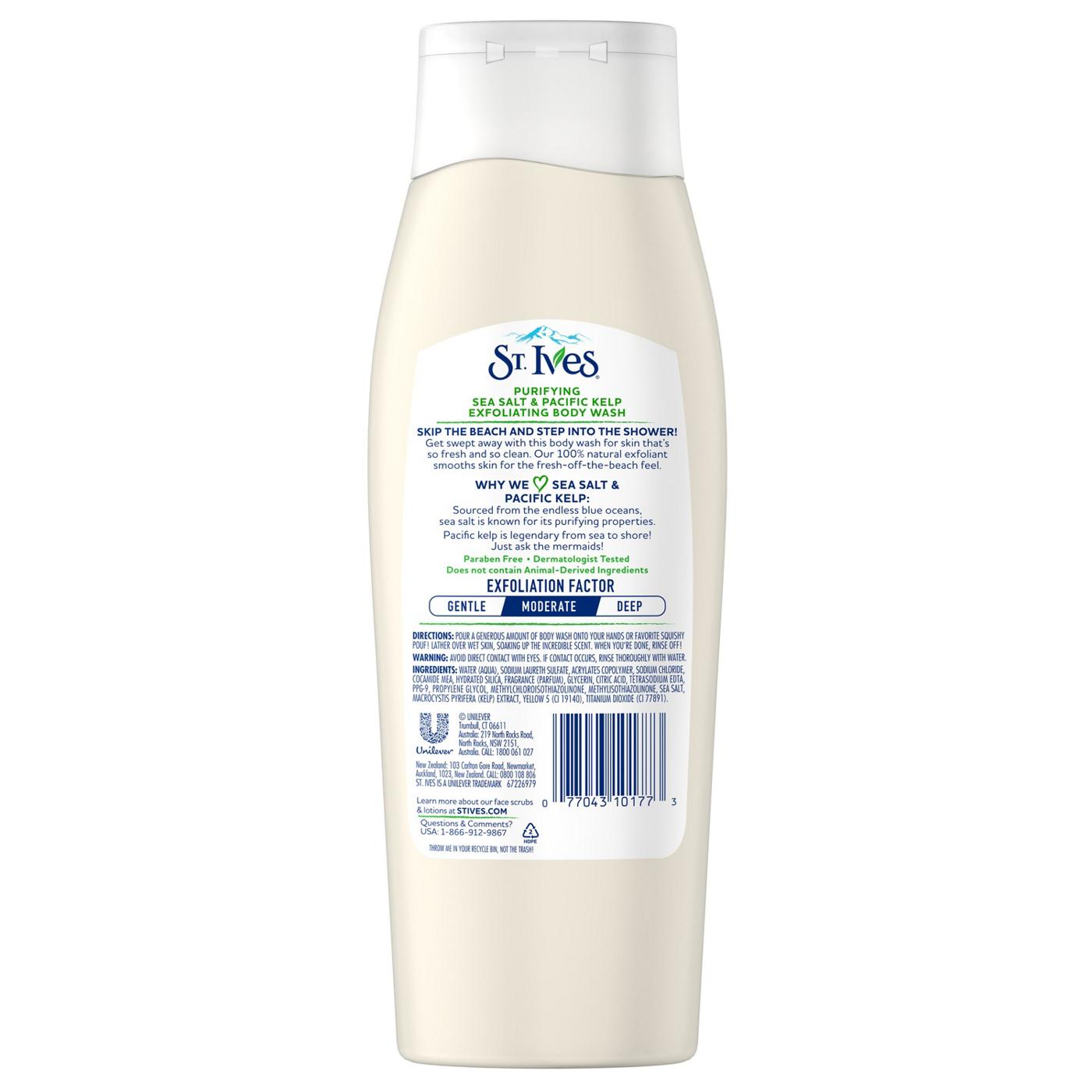 St. Ives Purifying Body Wash Sea Salt and Kelp Shop Body wash at HEB