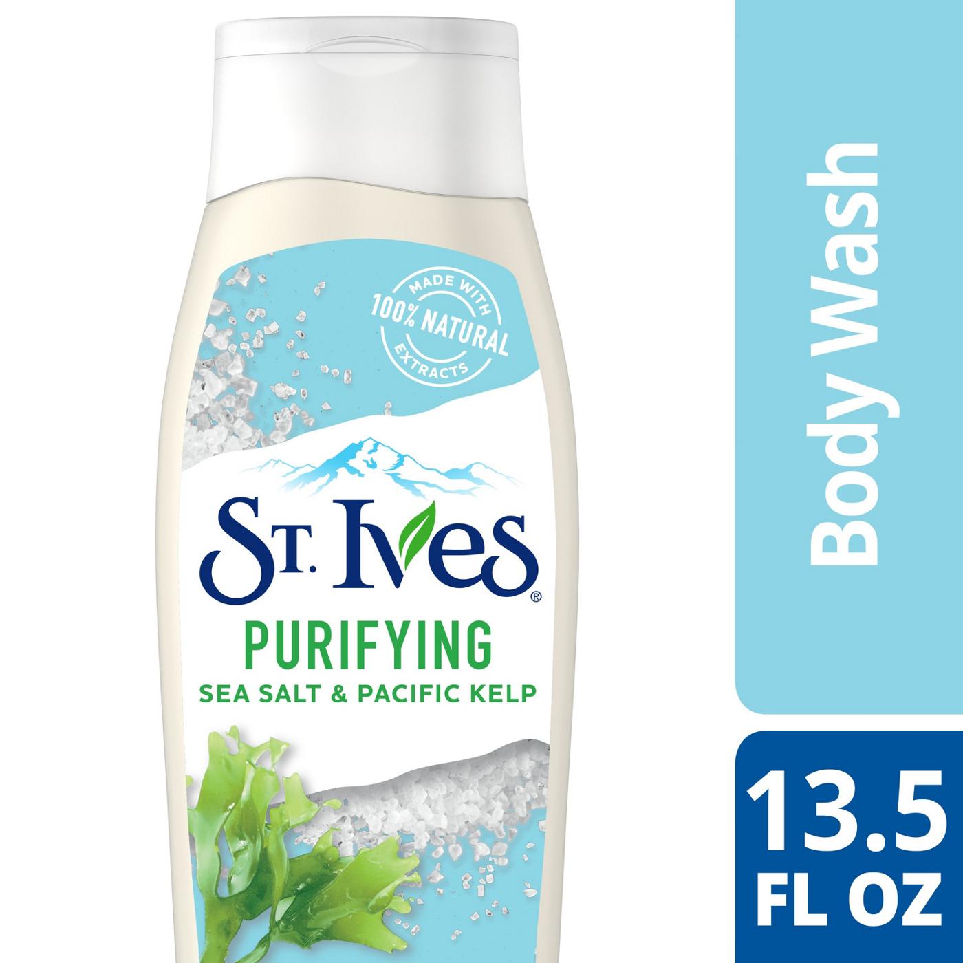 St. Ives Purifying Body Wash - Sea Salt and Kelp; image 3 of 3